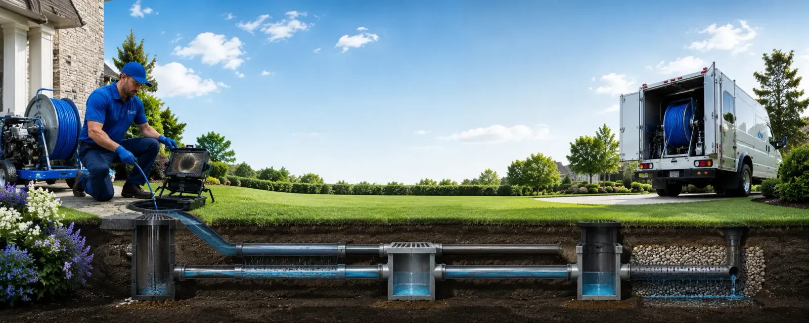 Outdoor drain cleaning information for Salem, CT